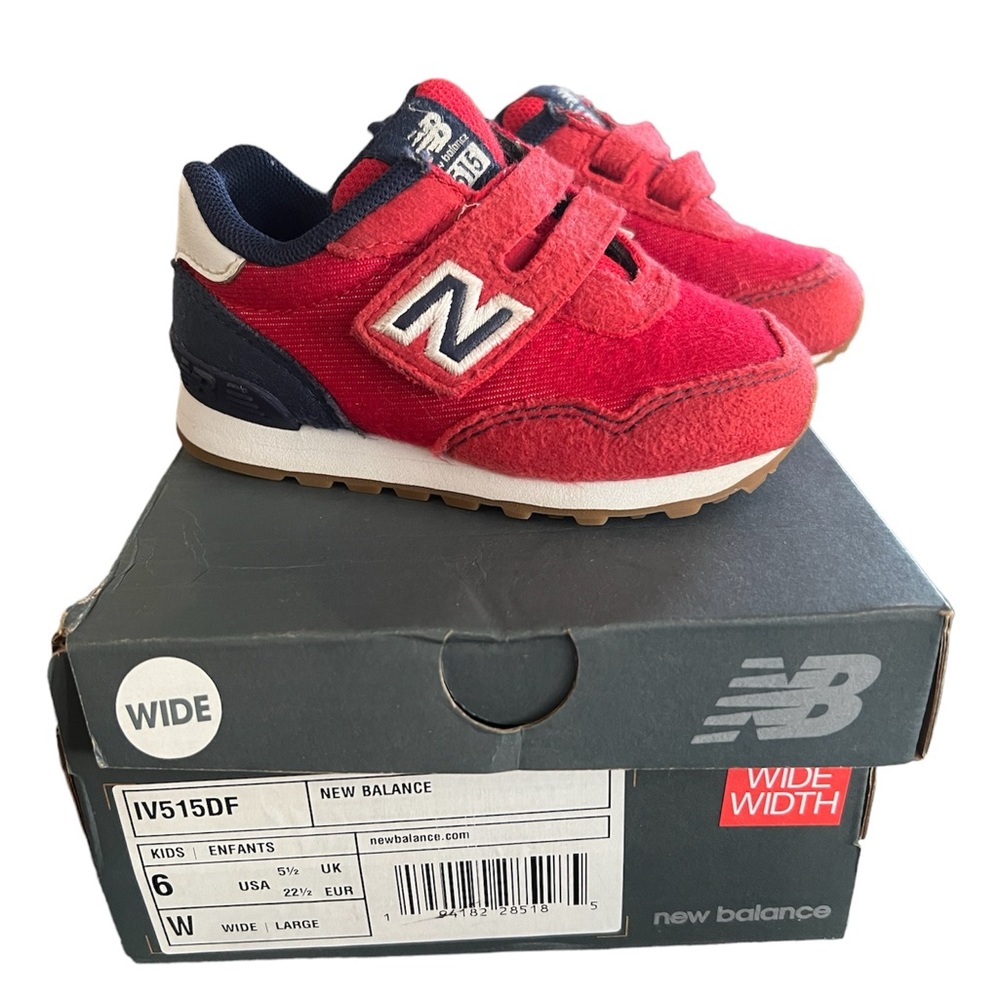 New balance, Kids, six wide Red, no pets, non-smoking home
